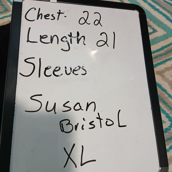 Susan Bristol XL Black Retro Vintage Vest with Bow & Button at Bottom. - Picture 8 of 10